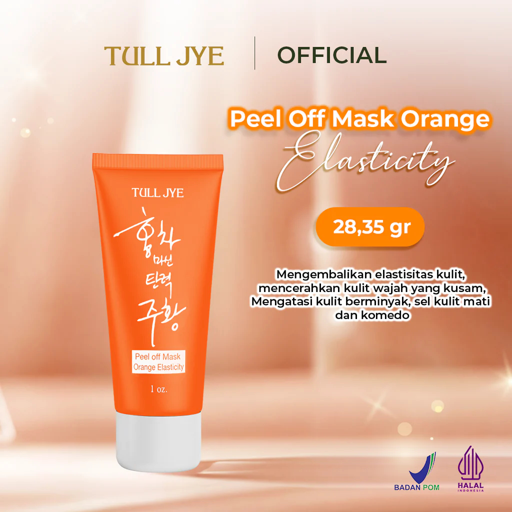 ❤ BERKAT KOSMETIK ❤ Tull Jye Peel Off Mask (Orange - Elasticity)
