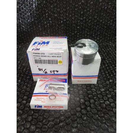PISTON KIT GENIO ALL NEW BEAT 2020 FIM IZUMI FIM98 PEN 12