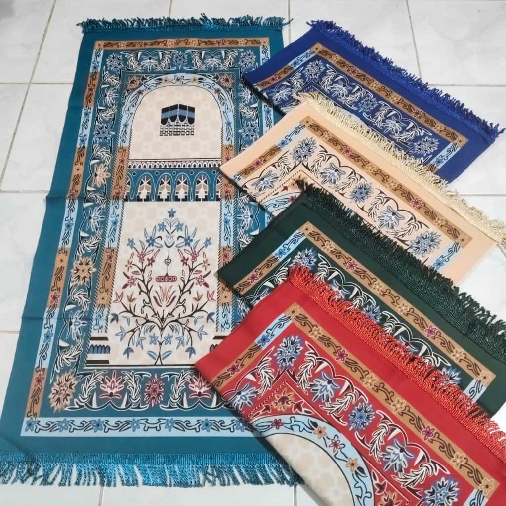 Sajadah Midi Suede Kanebo Tipis Lembut Travel Ukuran Tanggung