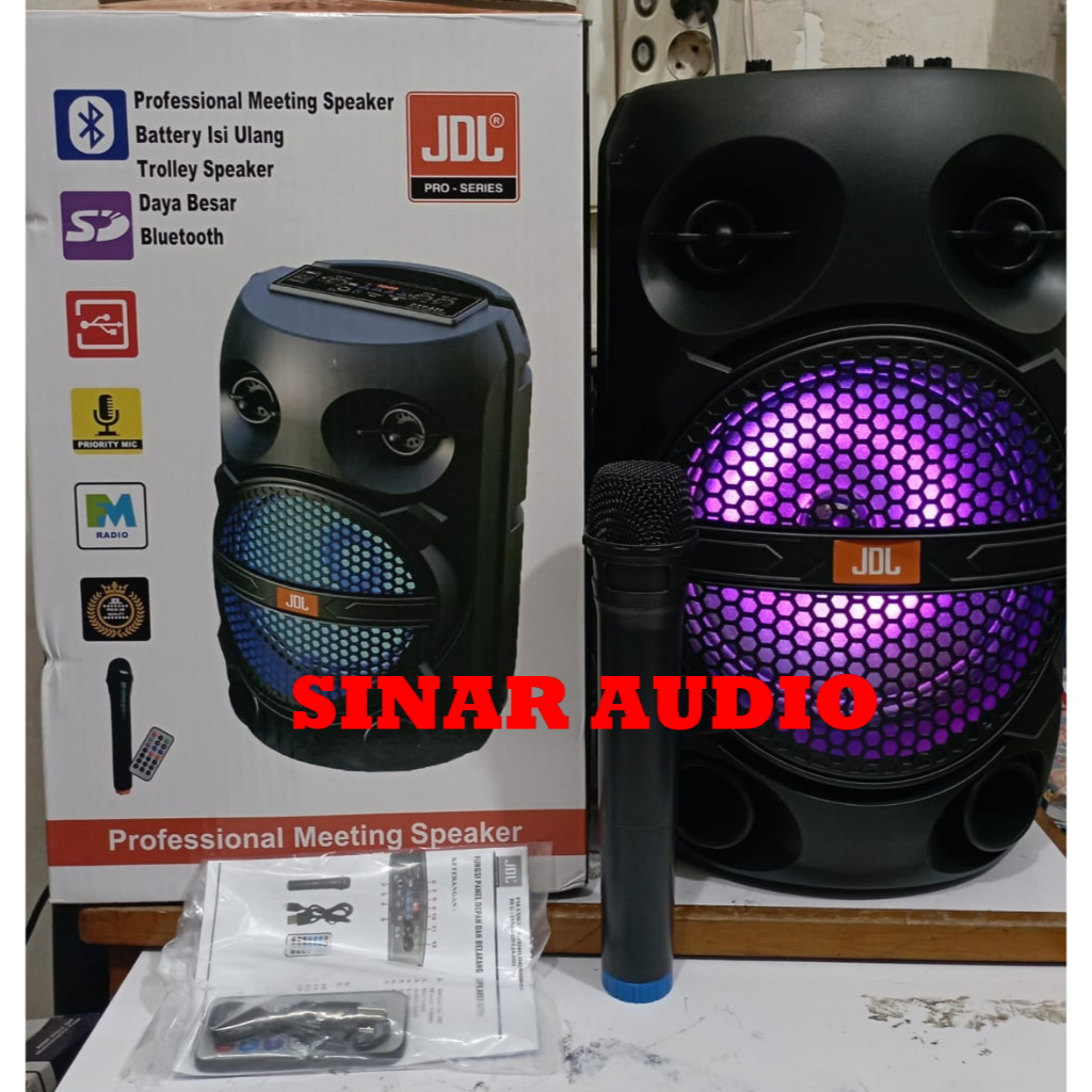 SPEAKER BLUETOOTH PORTABLE JDL Q8 EONN / SPEAKER PORTABLE JDL Q-8 EONN FREE MIC