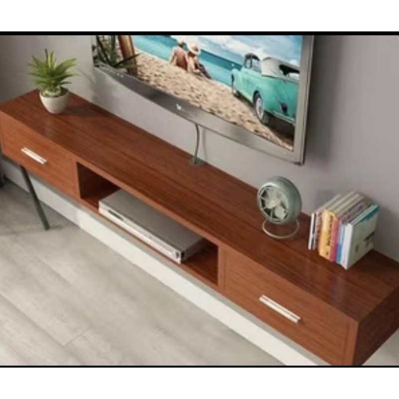 Rak laci dinding/meja rias dinding minimalis 100x20x11cm