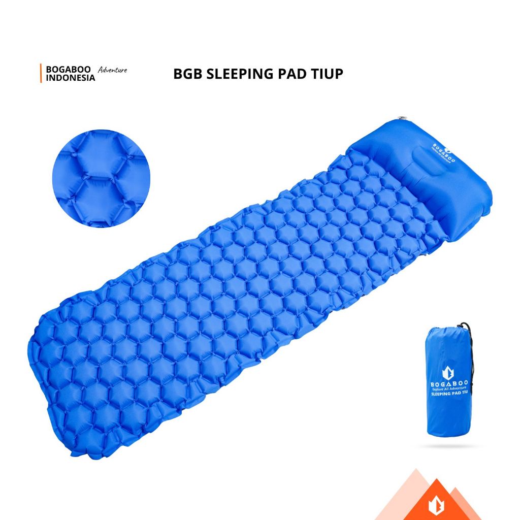 SLEEPING PAD BOGABOO SERI TIU - Matras Angin BOGABOO Size 190 x 56 cm - Sleeping Pad - Kasur Angin -