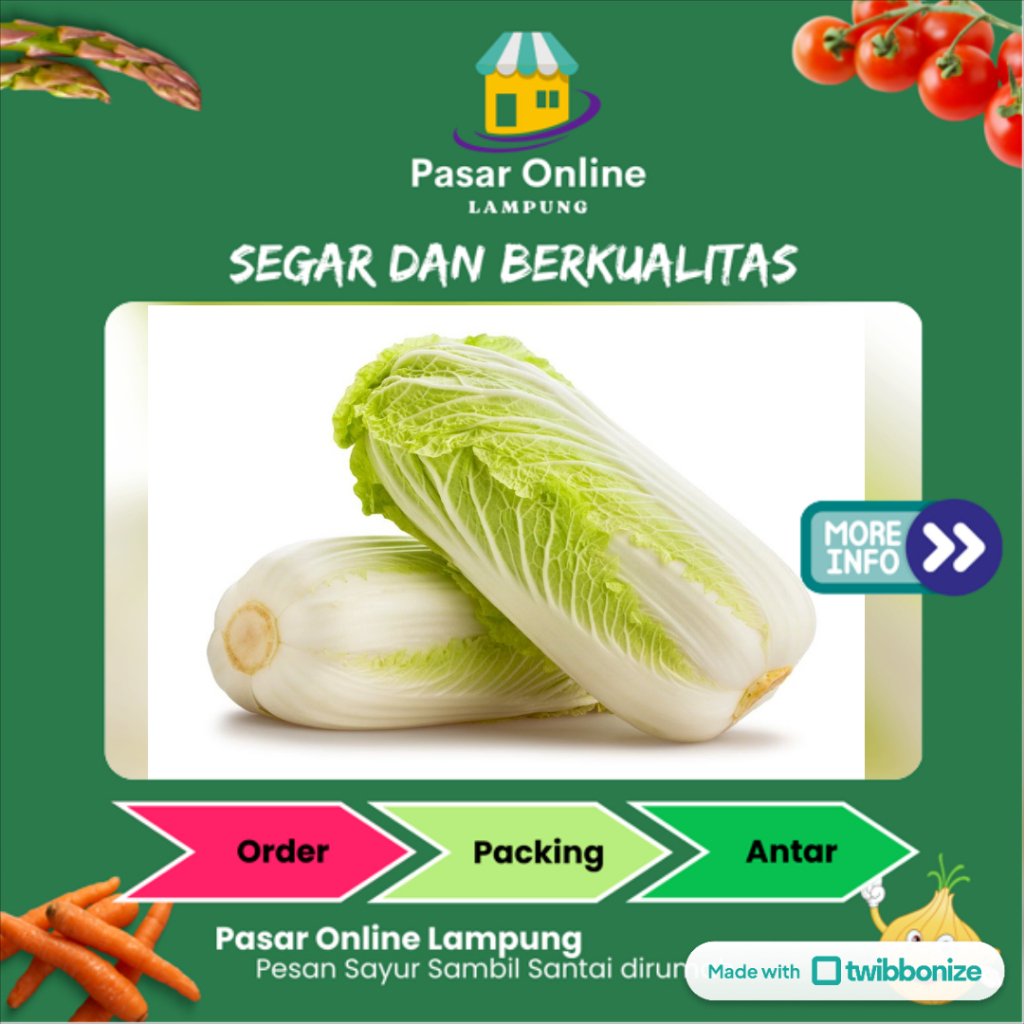 

Sawi Putih 500 Gr - Pasar Online Lampung