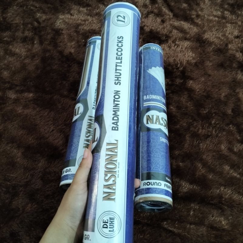 KOK BADMINTON / BULU RAKET NASIONAL SHUTTLECOCK ISI 12