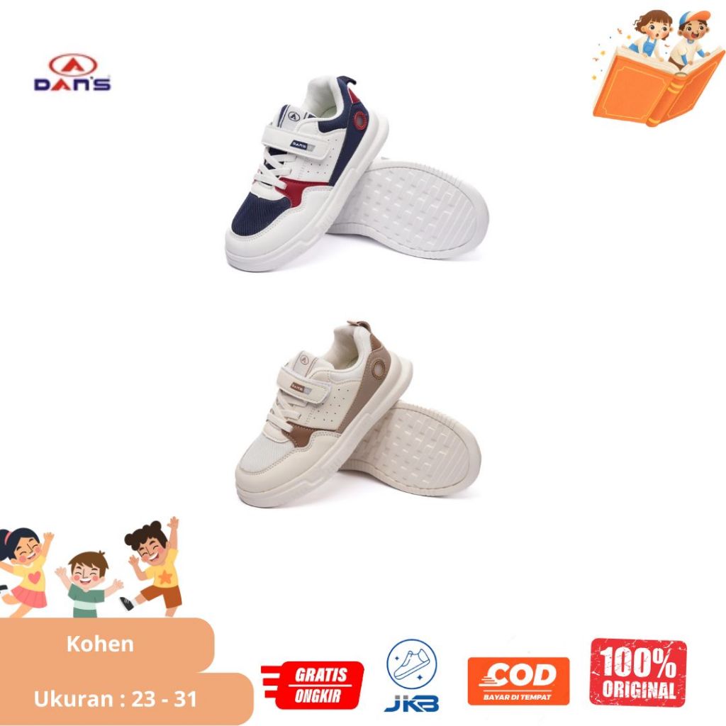 Sepatu Sneakers Anak Dans Kohen Original (Baby) (TK) - Sepatu Casual Anak