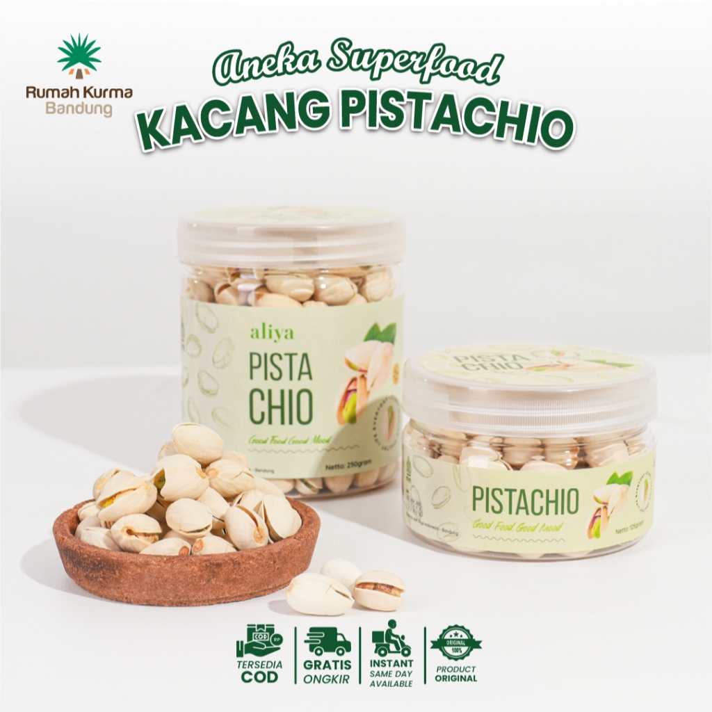 

Kacang Pistachio Panggang 1 Kg Oleh Oleh Haji Umroh