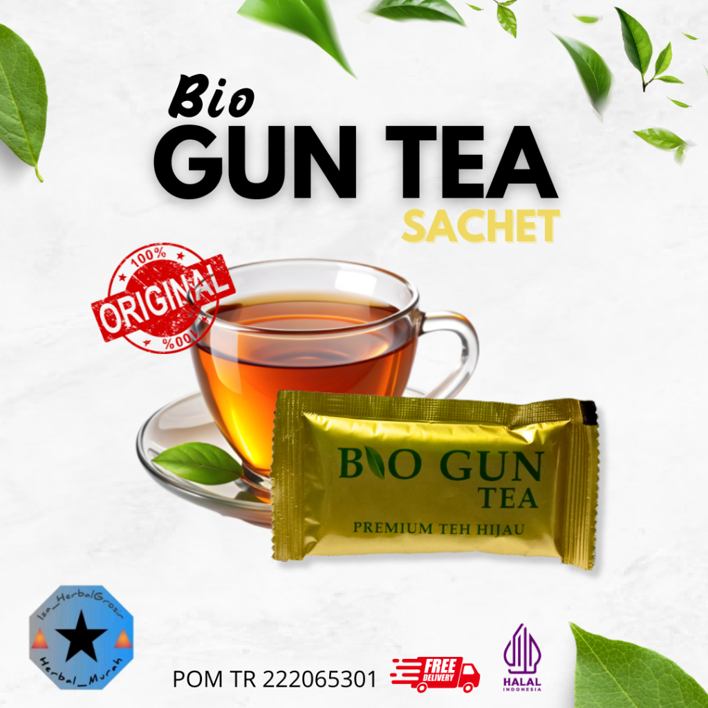 

Bio Gun Tea - Teh Hijau Premium Untuk Kesuburan & Vitalitas Pria per-SACHET