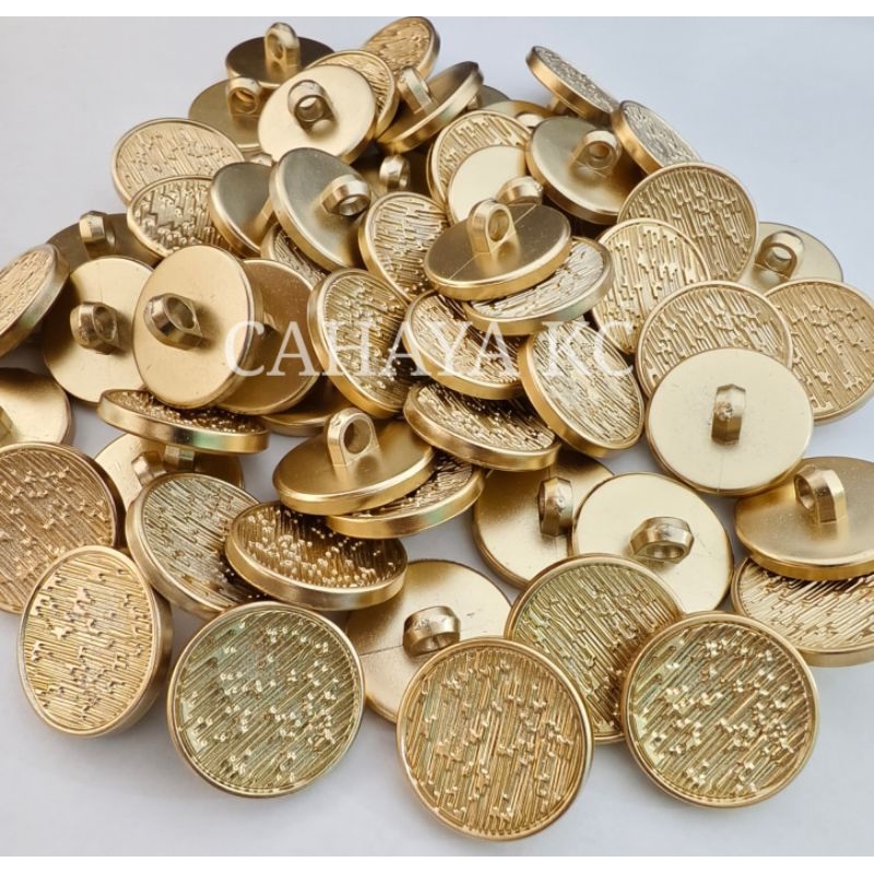 Kancing Baju Jamur Mewah Jamur Doff Ukuran 15 mm 18 mm 21 mm isi 100 pcs