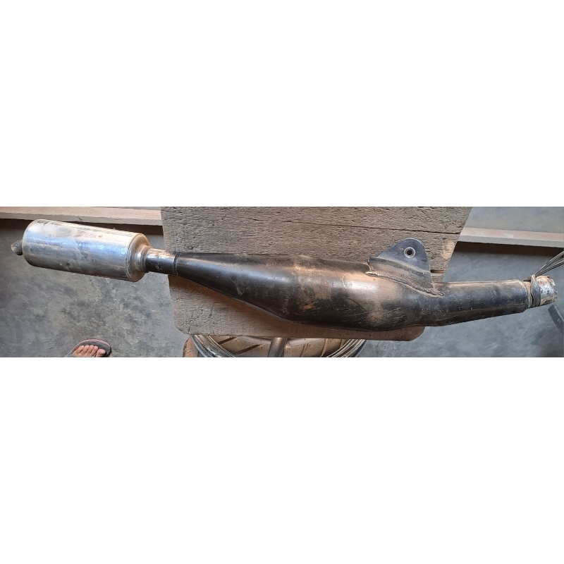 knalpot original bawaan standart copotan yamaha fiz fizr asli hitam
