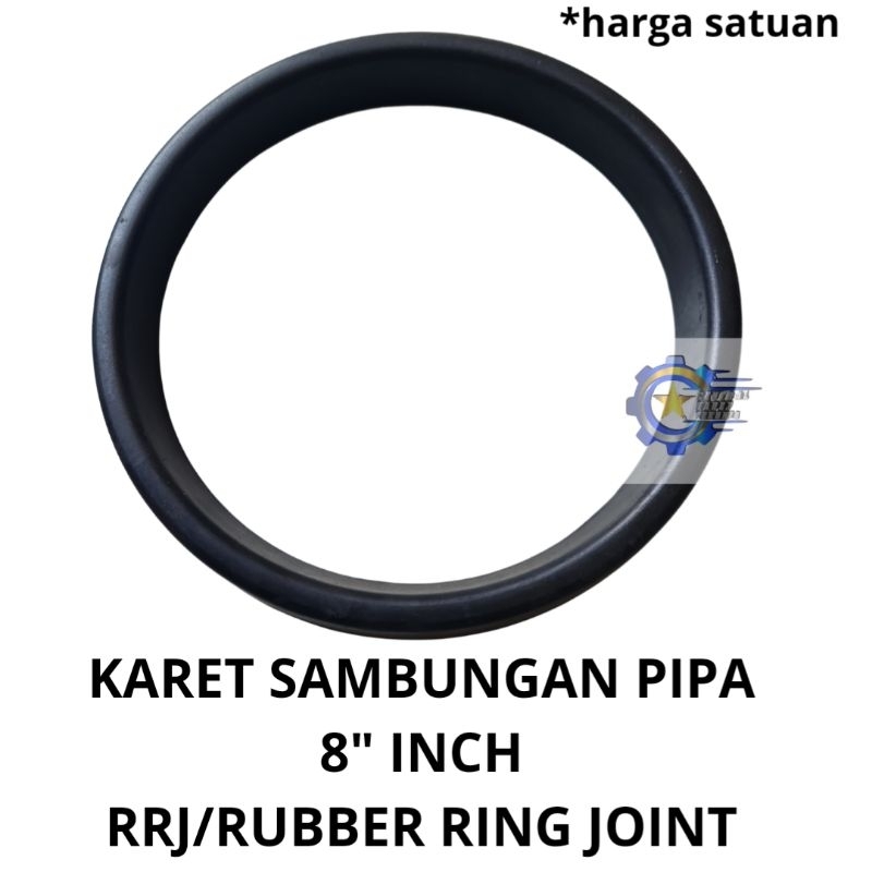 Karet sambungan pipa PVC 8"inch/rubber ring joint