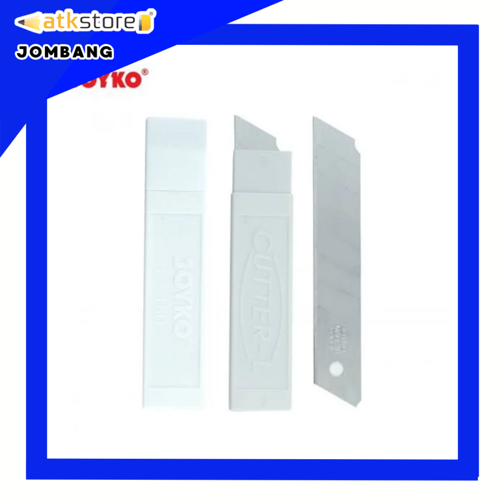 

(PACK) JOYKO Refill Cutter A100/ L150 - Isi Cutter Joyko Besar dan Kecil Cutter Blade Joyko - ATJ