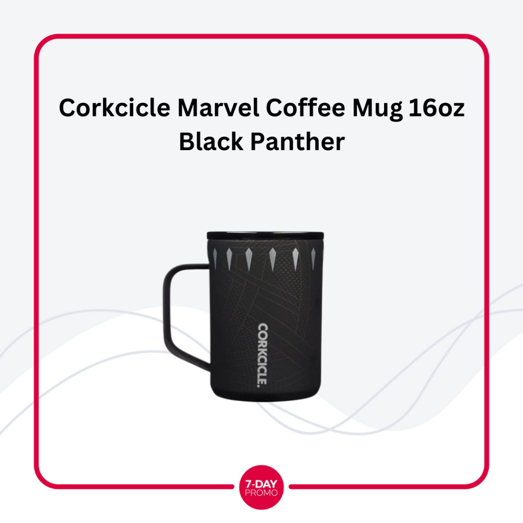 Corkcicle Marvel Coffee Mug 16oz Black Panther
