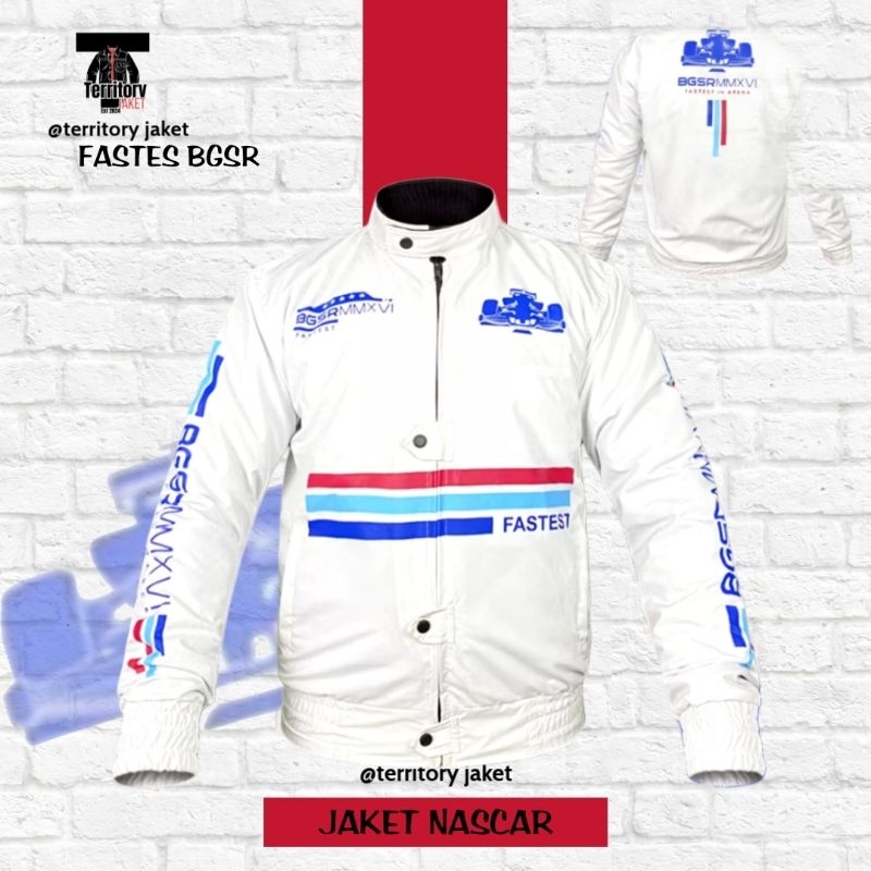 BGSR Jaket Casual Jaket denim edisi putih fastes