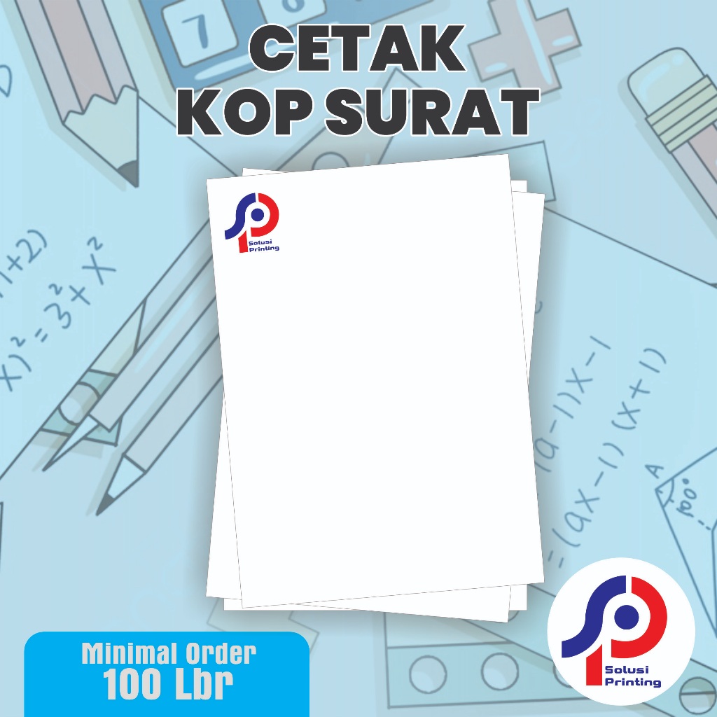 

Kop Surat A4 F4 1Rim - 500 lbr