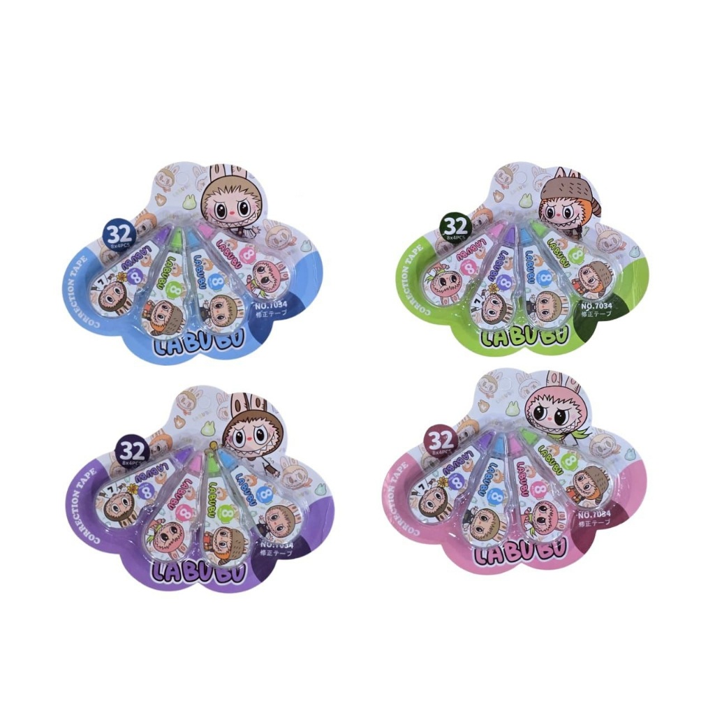 

LABUBU correction tape 7034 (harga untuk 4pcs)