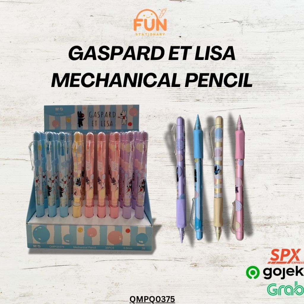 

PENSIL MEKANIK / PENSIL CETEK GASPARD ET LISA MECHANICAL PENCIL