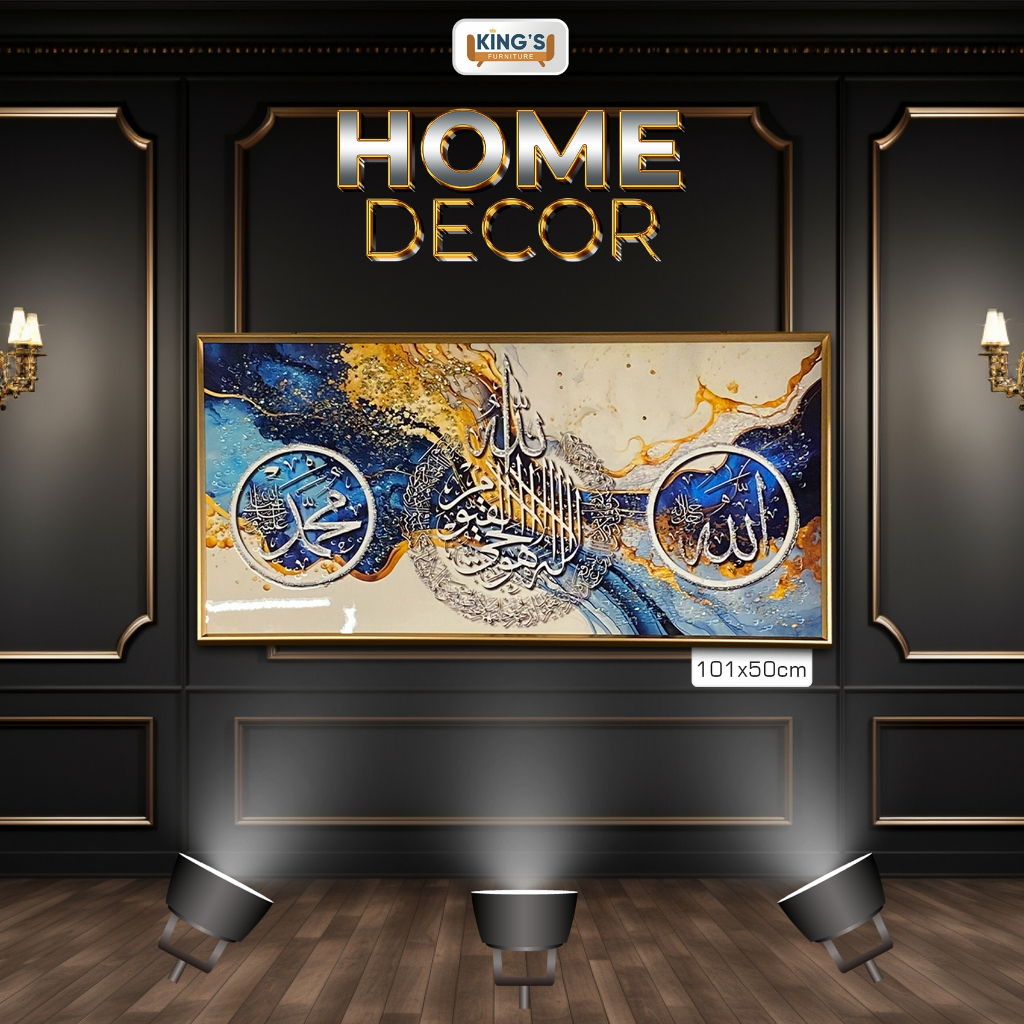 KINGS FURNITURE PONTIANAK LUKISAN ESTETIC - READY STOK - KUALITAS PREMIUM - LUKISAN 3D - KODO UNIK