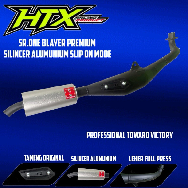 promo knalpot fizr/f1zr  htx standar racing SR one blayer premium silincer alumunium