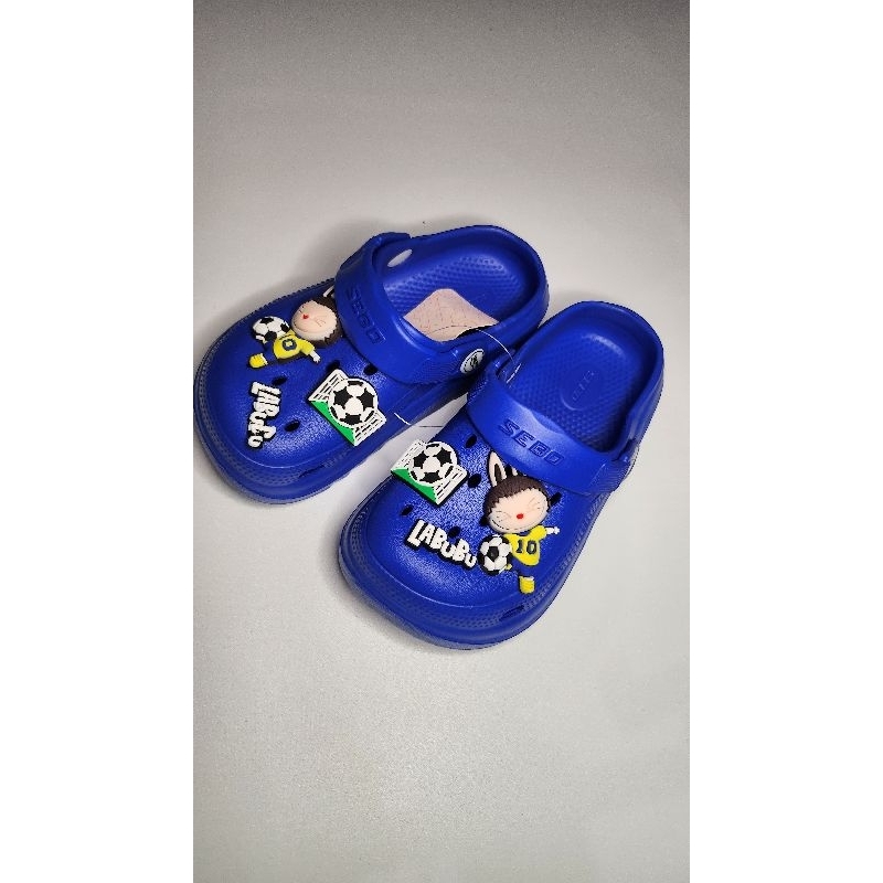 Sandal Jelly Karet Anak Laki-laki Baim Labubu Sebo 1005