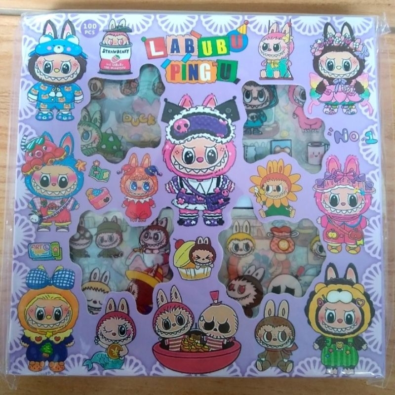 

Stiker Labubu / Sticker Labubu / Sticker MOMO WATERPROOF KARTUN KARAKTER KOREA DEKORASI
