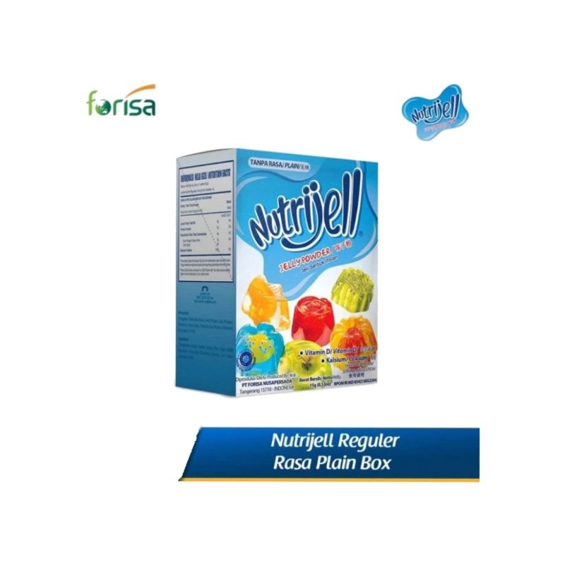 

Nutrijell Jeli Serbuk Instan - Plain (1 box/12 sachet)