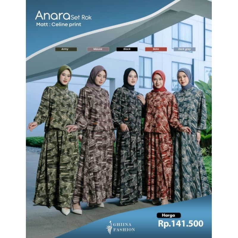 ANARA SET ROK GHINA FASHION