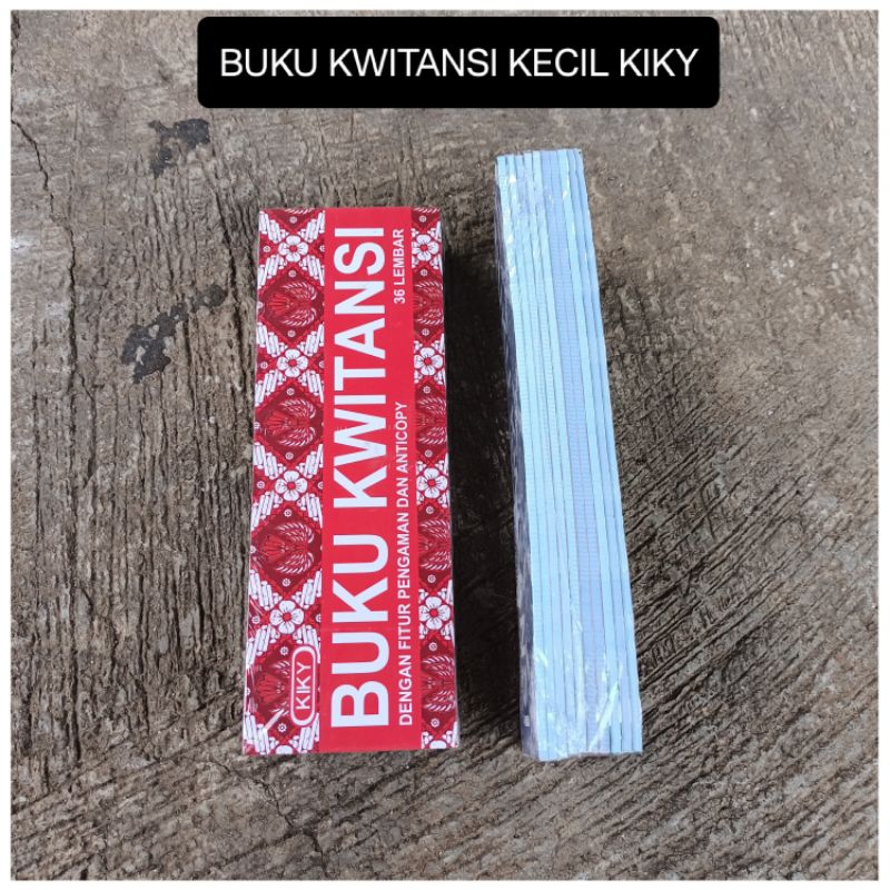 

1 Pak Buku Kwitansi Kecil Kiky Isi 10 Buku