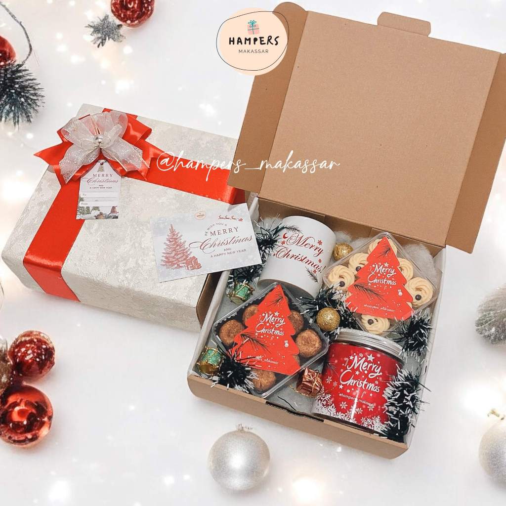 

(SIAP KIRIM/READY STOCK) Christmas Hampers / Hampers Natal / Hadiah Natal / Hampers Natal Murah Makassar by Hampers Makassar