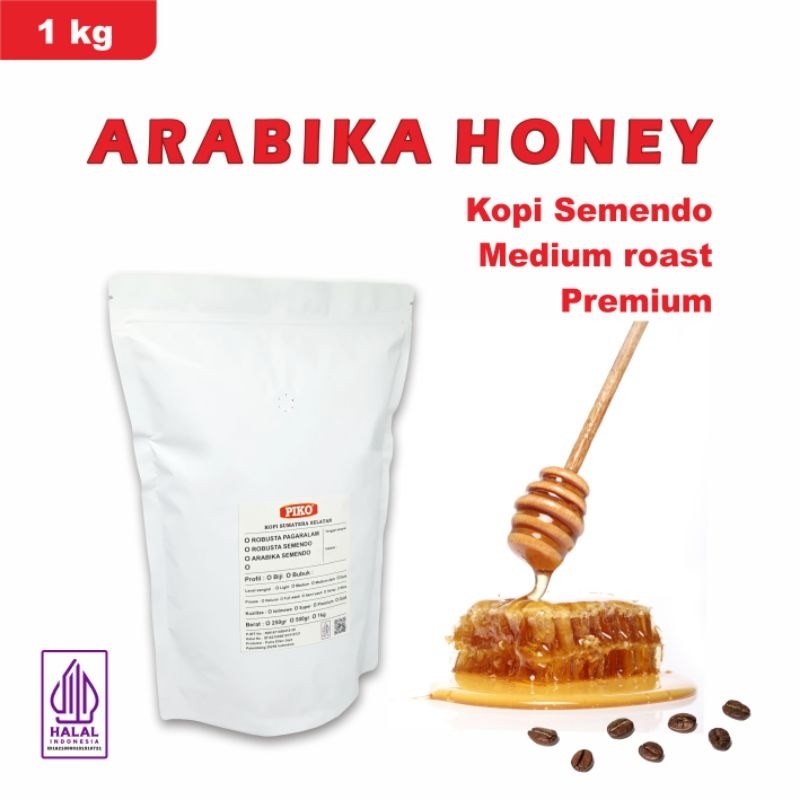 

Kopi Arabika Semendo Honey 1kg Premium Biji Kopi Bubuk