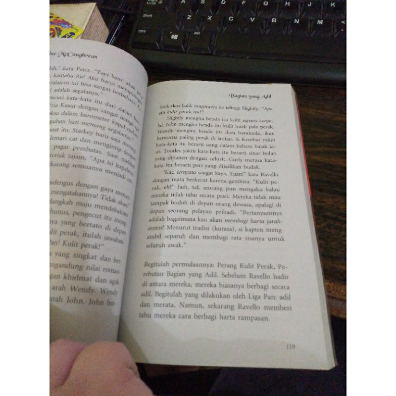 novel Peter pan in scarlet original