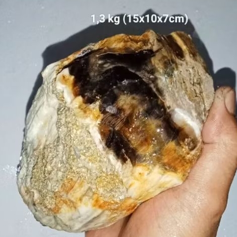batu akik kecubung teh kalimaya kristal (799)
