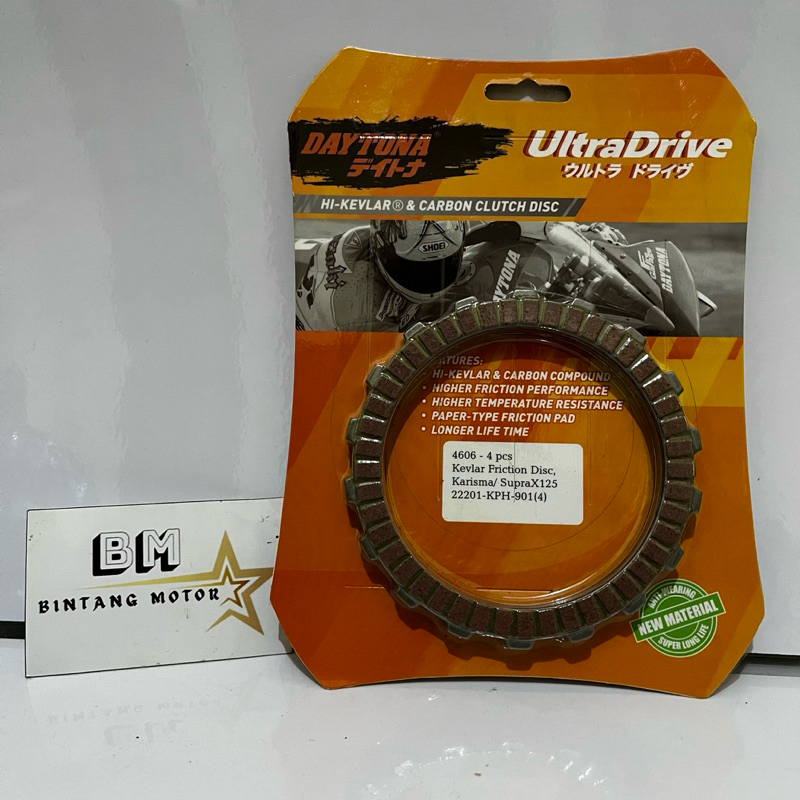 Kampas Kopling Kevlar Daytona Karisma/ SupraX125