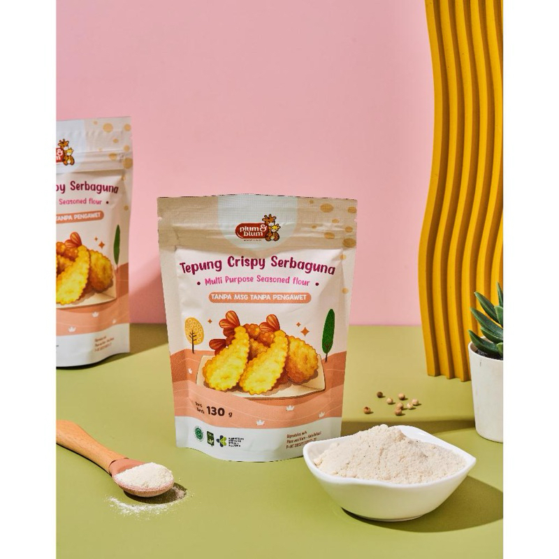 

Plum & Blum - Tepung Crispy Serbaguna / Tepung Bumbu Serbaguna - 1 Pouch/ Plum & blum tepung crispy serbaguna 150gr