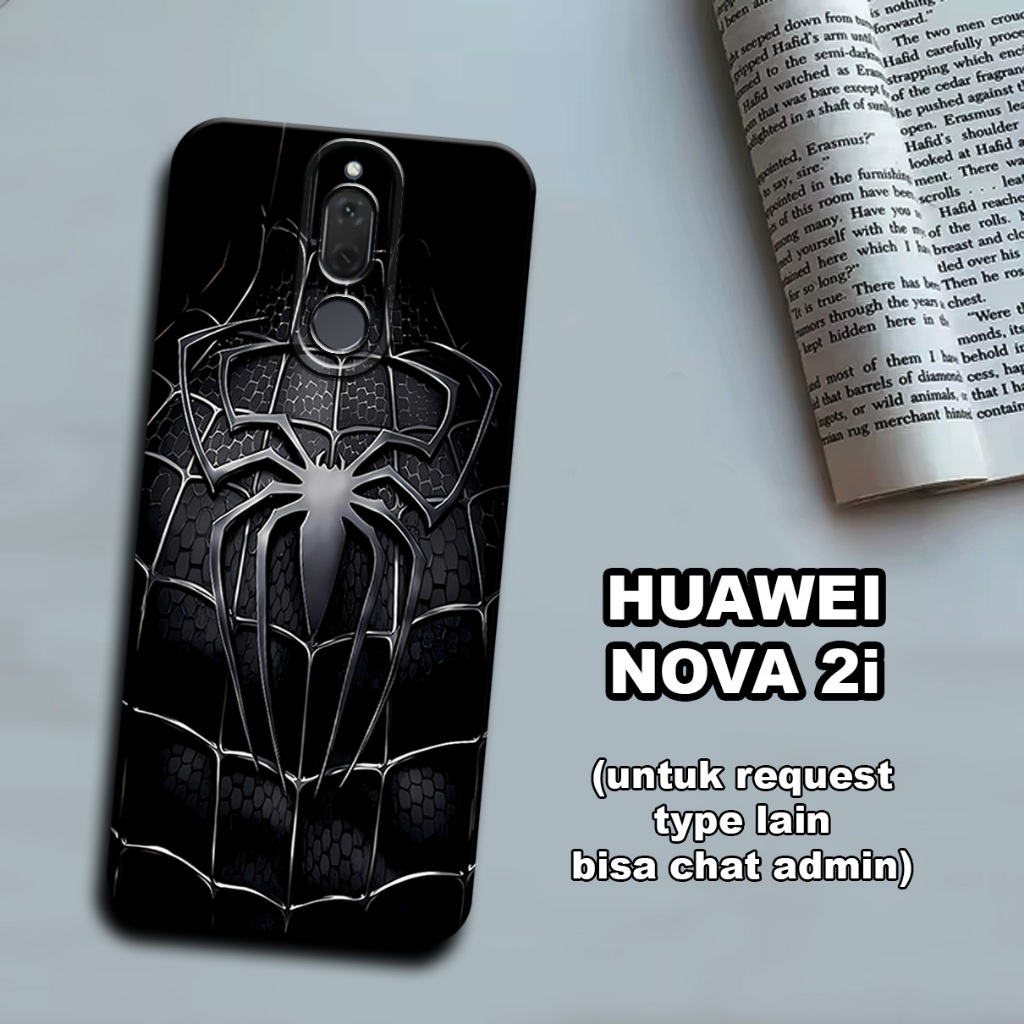 CC14/ Softcase karet lentur untuk huawei nova 2i/Motif karakter spiderman/case huawei nova 2i/kesing