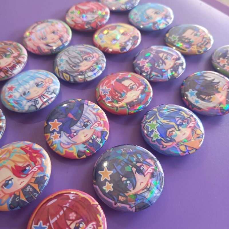 [BACA DESKRIPSI] HOLOLIVE ID & HOLOSTARS PINS BY NATZUTAN