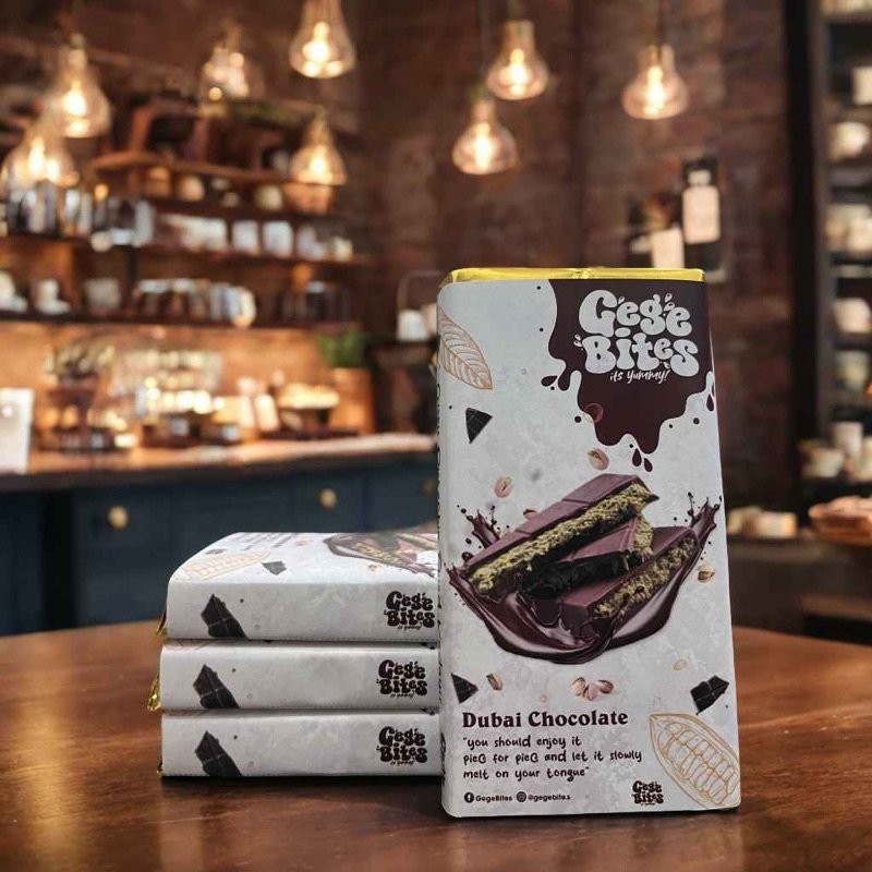 

Chocolate Pistachio Kadayif | Cokelat Dubai | GEGEBITES