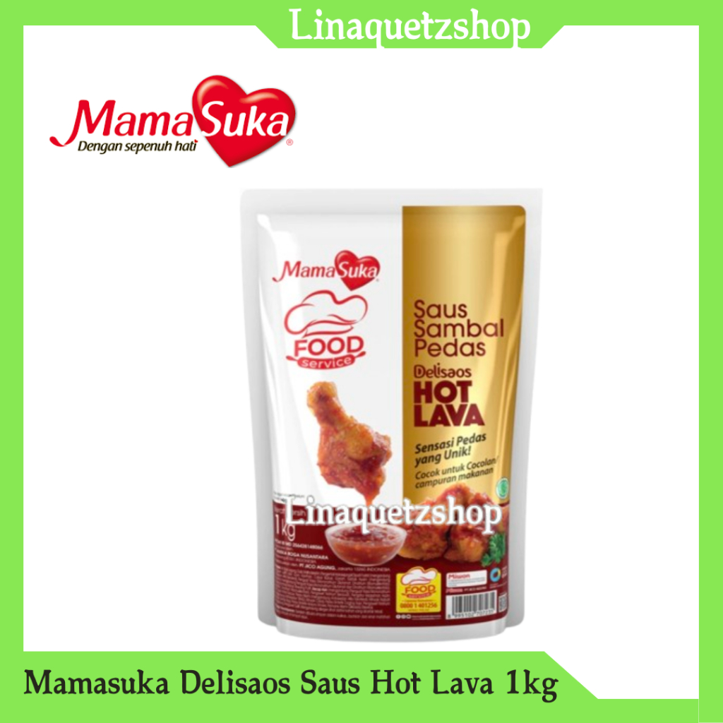 

LAKU MAMASUKA Delisaos Saus Sambal Pedas Hot Lava 1kg