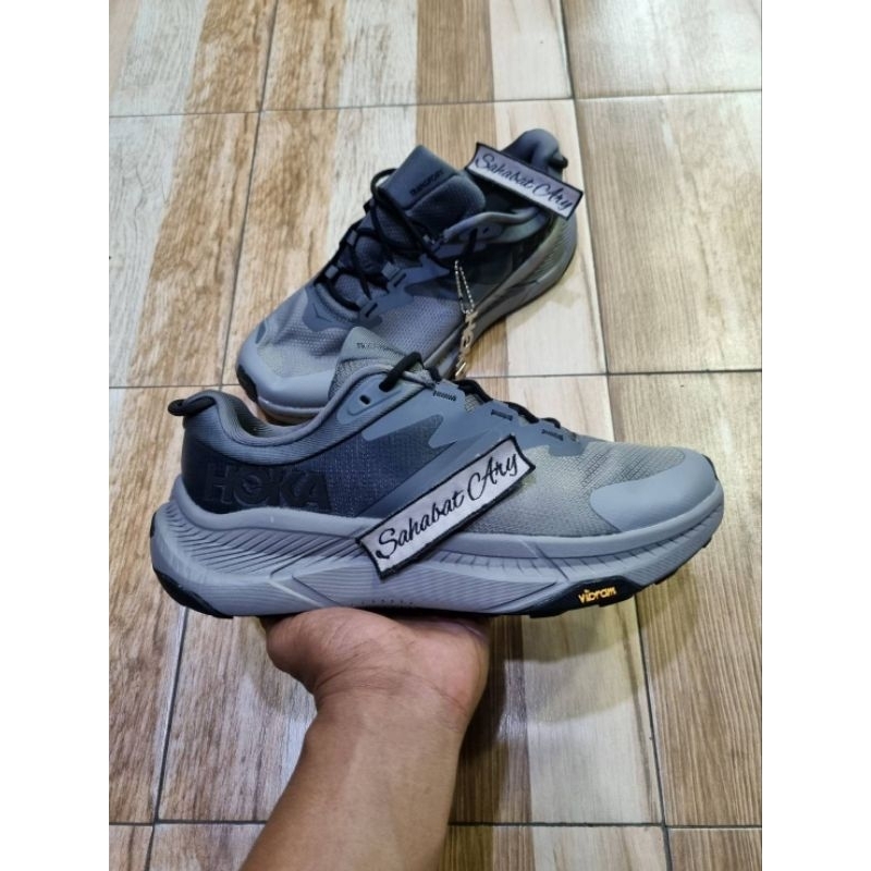 Sepatu Hoka One One Transport Castlerock Black
