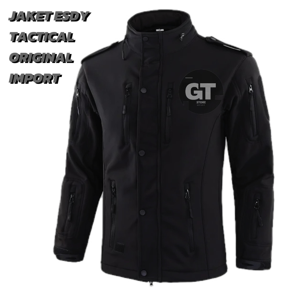 Jaket Tactical ESDY Tiger Original Import  Waterproof | Jaket Gunung | Jaket Motor
