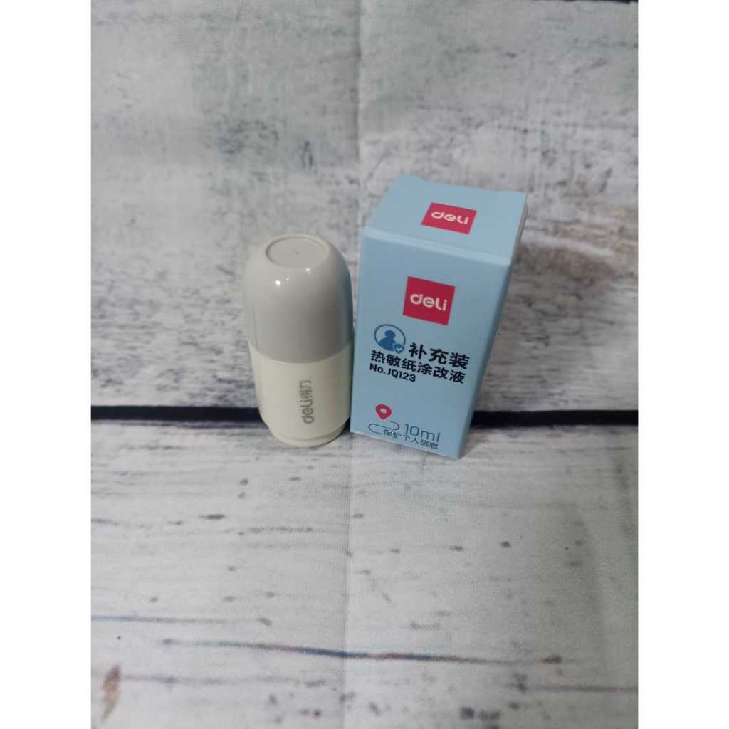 

Stempel Penghapus Resi Thermal Paper Coating Liquid 10ml Warna Putih