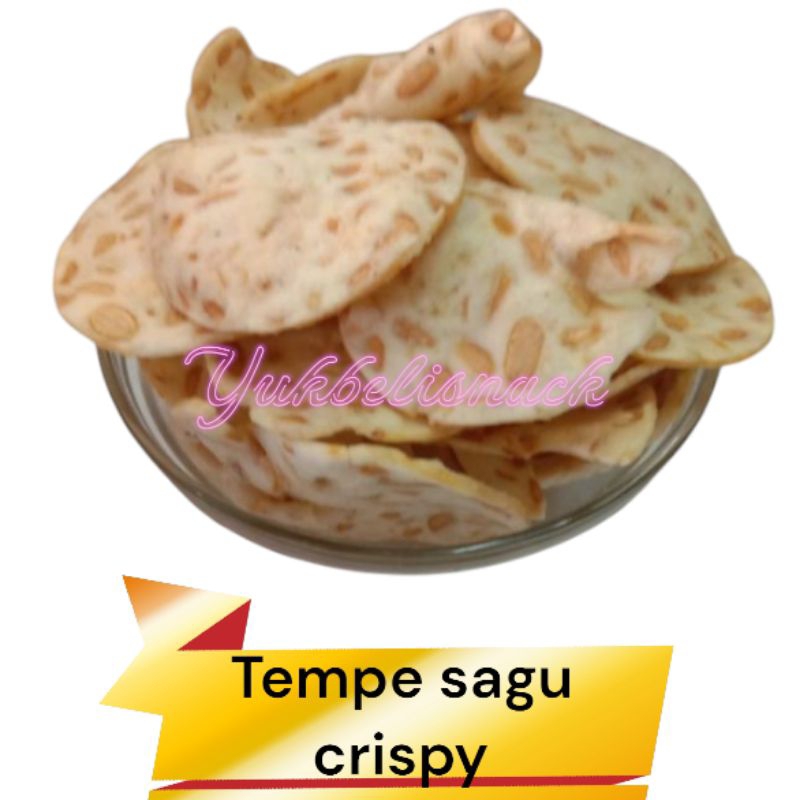 

keripik tempe crispy/keripik tempe sagu putih 250gr