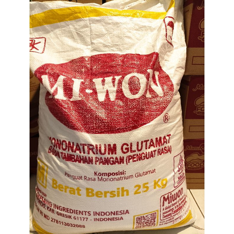 

Miwon Micin Mononatrium Glutamat Penyedap Rasa 25 Kg
