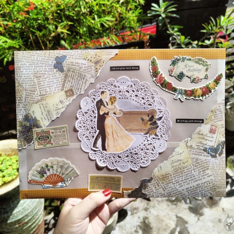 

amplop vintage custom