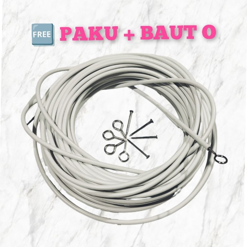 

TALI KAWAT SPIRAL GORDEN KOLONG HARGA 1 M