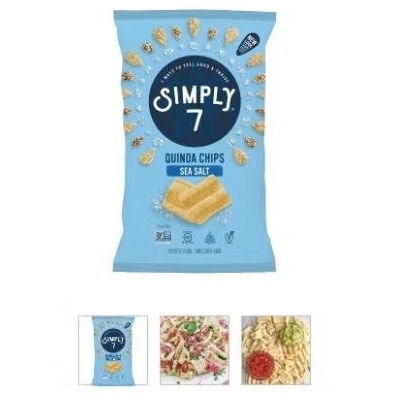 

SIMPLY 7 QUINOA CHIPS SOUR CREAM - BBQ - SEA SALT 113G