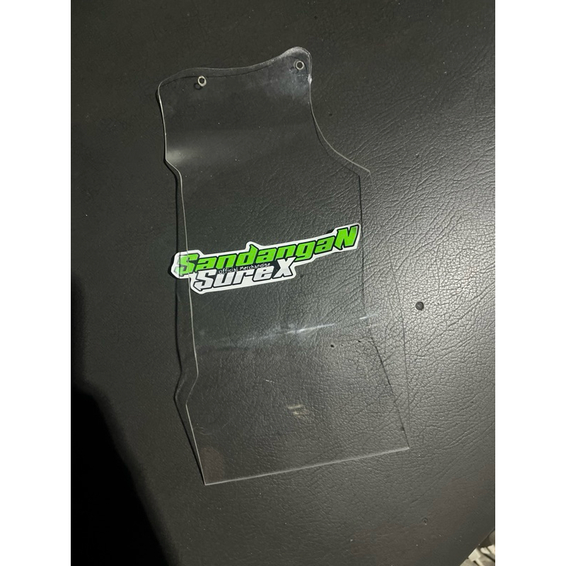 Mika Akrilik Cover Slebor Shock Belakang Crf [ penahan lumpur pelindung mono shock crf 150 l ]