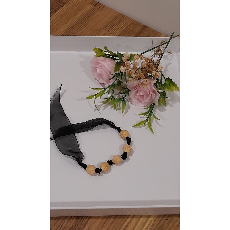 Gelang Vintage Rose Beads Gading Barang Unik Unique Kuno lawas Antik Limited