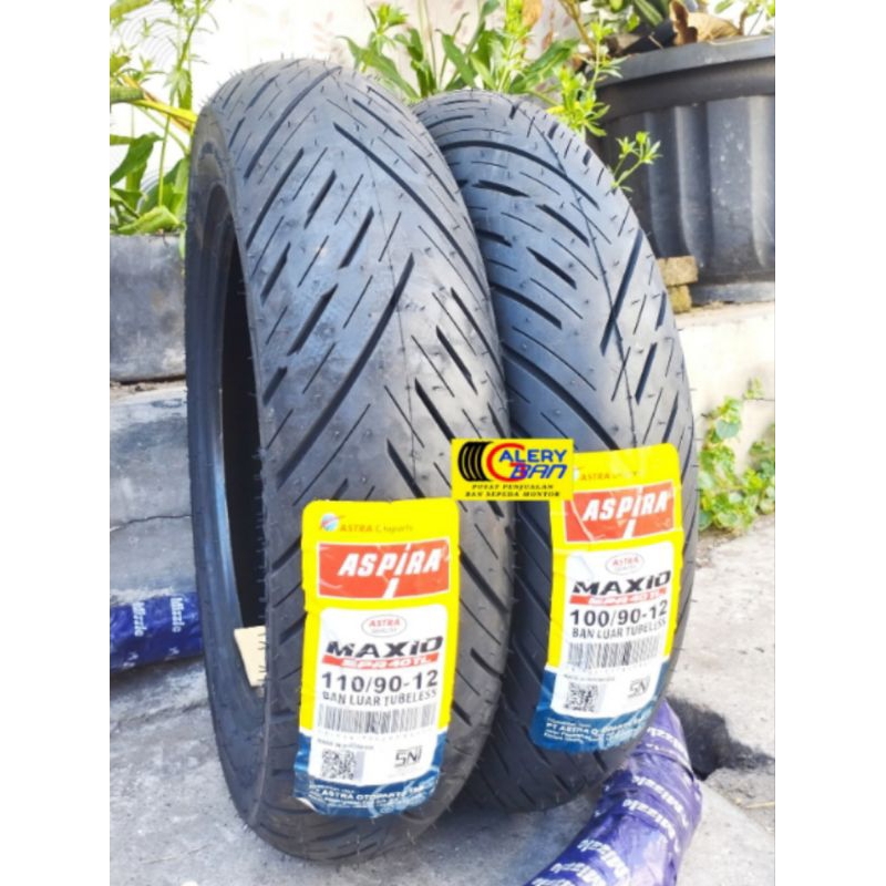 Ban Matic Scoopy Aspira Tubeles 100/90-12 ban 110/90-12 ban montor ring 12 ban tubeles 100/90-12 ban