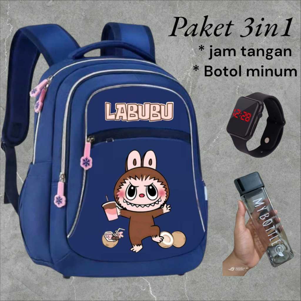 Tas Ransel Anak Karakter Elsa Frozen Tas Sekolah Anak TK PAUD SD Tas Anak Perempuan Tas Anak