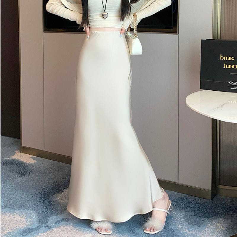 Rok Satin / Rok Wanita Satin / Rok Import Satin